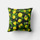 水彩レモン2 クッション (裏面)