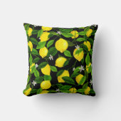 水彩レモン2 クッション (正面)