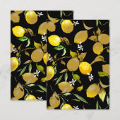 水彩レモン30 セーブザデート (正面/裏面)