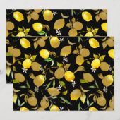 水彩レモン30 セーブザデート (正面/裏面)