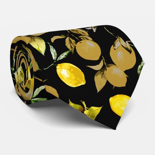水彩レモン30 ネクタイ (ロール)