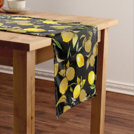 水彩レモン30 ミディアムテーブルランナー