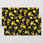 水彩レモン30 案内状 (正面/裏面)