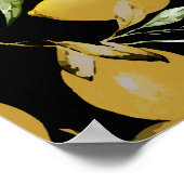 水彩レモン31 ポスター (角)