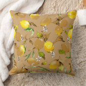 水彩レモン32 クッション (ブランケット)