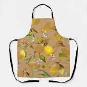 水彩レモン33 エプロン (正面)