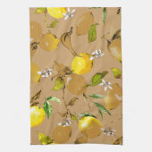 水彩レモン33 キッチンタオル (縦)