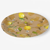 水彩レモン33 ペーパープレート (アングル)