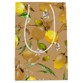 水彩レモン33 ミディアムペーパーバッグ (正面)