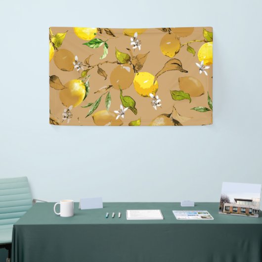 水彩レモン33 横断幕 (トレードショー)