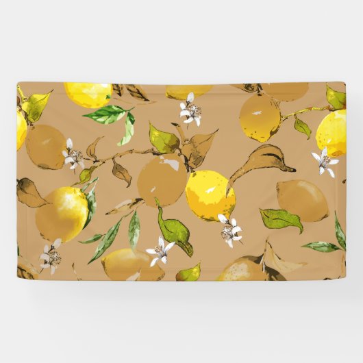 水彩レモン33 横断幕 (横)