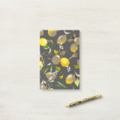 水彩レモン35 ポストイット (デスク上)