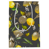 水彩レモン35 ミディアムペーパーバッグ (正面)