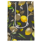 水彩レモン35 ミディアムペーパーバッグ (裏面)