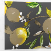 水彩レモン35 三つ折りクリスマスカード (内部最初)