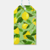 水彩レモン3 ギフトタグ (正面)