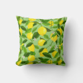 水彩レモン3 クッション (正面)