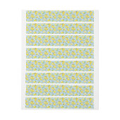 水彩レモン4 ラップアラウンドラベル (シート)