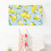 水彩レモン4 横断幕 (インサイチュ)