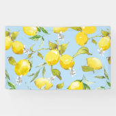 水彩レモン4 横断幕 (横)