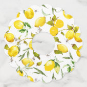 水彩レモン5 ワイングラスタグ (正面)