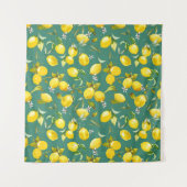 水彩レモン6 タペストリー (正面(横))