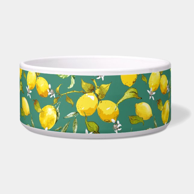 水彩レモン6 ボウル (正面)