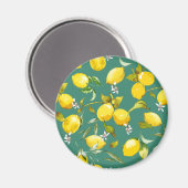 水彩レモン6 マグネット (正面/裏面)