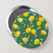 水彩レモン6 缶バッジ (正面&裏面)