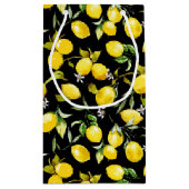 水彩レモン7 スモールペーパーバッグ (裏面)