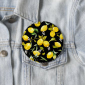 水彩レモン7 缶バッジ (インサイチュ)