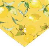 水彩レモン8 ショートテーブルランナー (コーナー)