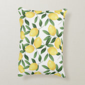 水彩レモン アクセントクッション (裏面(縦))