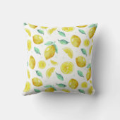 水彩レモン クッション (裏面)