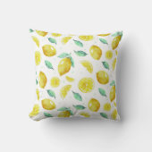 水彩レモン クッション (正面)