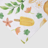 水彩レモン & サマー ポップシクル ティッシュペーパー 薄葉紙 (詳細)