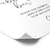 水彩レモン シトラス モダン - バブルバー ポスター (角)