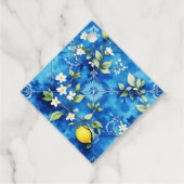 水彩レモン シトリス アマルフィーコースト ブライダルシャワー フェイバータグ (裏面)