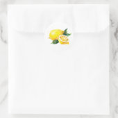 水彩レモン ステッカー (バッグ)