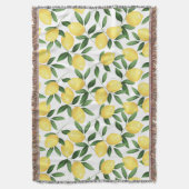 水彩レモン スローブランケット (正面縦)