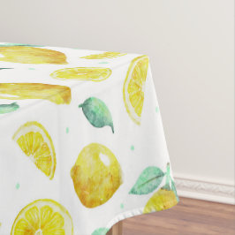 水彩レモン テーブルクロス