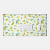 水彩レモン デスクマット (キーボード&マウス)