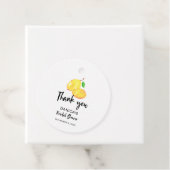 水彩レモン ブライダルシャワー お礼 シンプル フェイバータグ (インサイチュ)