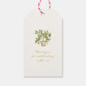 水彩レモン ブライダルシャワー ギフトタグ (裏面)