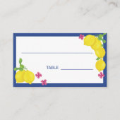 水彩レモン プレイスカード (正面)