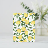 水彩レモン ポストカード (スタンド正面)