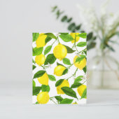 水彩レモン ポストカード (スタンド正面)