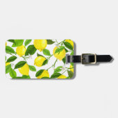 水彩レモン ラゲッジタグ (正面横)