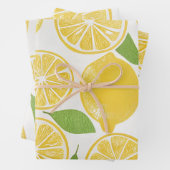 水彩レモン ラッピングペーパーシート (インサイチュ)