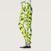 水彩レモン レギンス (左)